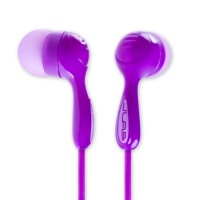 JBuds Hi-Fi Noise-Reducing Earbuds Style Headphones (Purple)