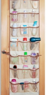 DAZZ 42-Pocket Over-the-Door Organizer, Beige