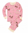 Hatley Kids Applique PJ Set (Toddler/Little Kids/Big Kids) Running Horses