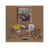 72 Piece Civil War Plastic Army Men Play Set ~ 52mm Union and Confederate Figures, Bridge, Horses, Canon, More!