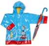 Western Chief Toddler/Little Kid Thomas the Tank Engine Jacket and Umbrella Set,Blue,5-6 Little Kid