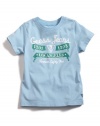 GUESS Kids Boys Guess Jeans Screen Tee, LIGHT BLUE (7)