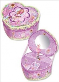 Pecoware / Heart-shaped Musical Jewelry Box, Fairyland