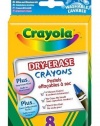 Crayola 8ct Dry Erase Crayons Large Size