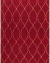 Area Rug 2x3 Rectangle Transitional Brick Color - Surya Fallon Rug from RugPal