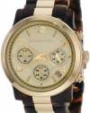 Michael Kors Women's MK5138 Tortoise and Gold Runway Watch