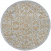 Area Rug 8x8 Round Transitional Pale Blue Color - Surya Bombay Rug from RugPal