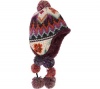 Muk Luks Girls Boho Fur Lined Pommy Helmet - One Size Fits Most