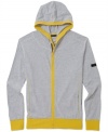 Minimalist style. The streamlined design on this hoodie, called the Flight, from Sean John adds a modern edge.