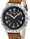 Timex Men's T2N636 Weekender Sport Brown Nubuck Leather Strap Watch