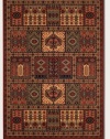 Couristan 7886/1945 Kashimar Antique Nain Burgundy Rug, 6-Feet 6-Inch by 10-Feet 1-Inch