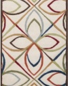 Area Rug 2x8 Runner Transitional White-Green Color - Surya Goa Rug from RugPal