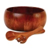 Gibson 3-Piece Laroda Salad Set, 10-inch, Acacia Wood