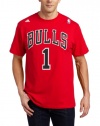 NBA Chicago Bulls Derrick Rose #1 Name & Number T-Shirt