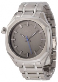 Vince Camuto Men's VC/1004GNSV The Traveler Grey Dial Silver-Tone Watch