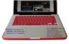 iPearl High Grade Silicone Keyboard Skin Cover for MacBook / Pro / Air in Retail Packaging - RED