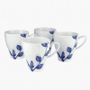 Mikasa True Blue Boxed Set of 4 Mugs