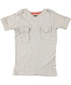 Sean John Stargell T-Shirt (Sizes 8 - 20) - gray, 8