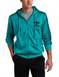 adidas Men's Adi Hooded Flock Track Top