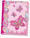 Pecoware / Secret Diary with Lock, Fancy Butterfly