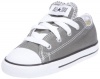 Converse Chuck Taylor All Star Lo Top Little Kids Charcoal Grey Canvas Shoes size 3