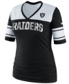 Game on! Make it known Oakland Raiders fans mean business with this NFL t-shirt from Nike.