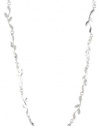 Carolee LUX Sterling Sterling Silver Tiny Crystal Vine Necklace