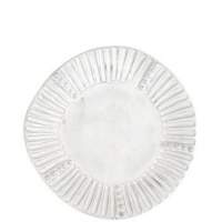 Vietri Incanto White Stripe Salad Plate 9 in D (Set of 2)