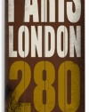 Paris to London 10x24 Artistic Planked Wood Sign by Cory Steffen