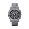 Michael Kors Grey Silicone With Crystals Chronograph Watch-MK5476