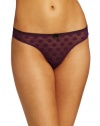 Betsey Johnson Women's Bubble Mesh Thong