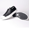 Converse Jack Purcell Leather Ox Black/White men's 9