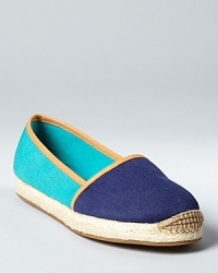 Not your average espadrille, these colorful flats from Aqua add cheerful (and comfortable) casual style.