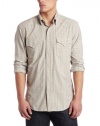 Lucky Brand Men's Gear Stripe Western Shirt