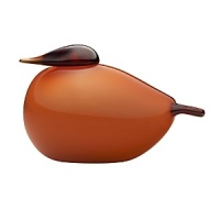 Each individually mouth blown and hand crafted exclusively for Bloomingdale's by the skilled craftsmen at the Nuutajärvi, Finland glassworks, the bright Seville orange Kuulas is part of Iittala's commemorative 40th anniversary Birds by Toikka collection for 2012.