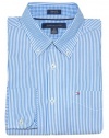 Tommy Hilfiger Men Custom Fit Striped Long Sleeve Shirt