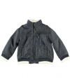 GUESS Kids Boys Bomber Jacket (12 - 24m), NAVY (24M)