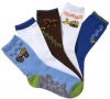 Stride Rite boy socks crew Construction 5p. - XS (5-6.5) shoe size 3-7