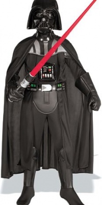 Deluxe Darth Vader Costume: Boy's Size 8-10