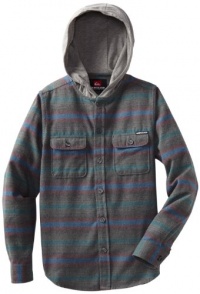 Quiksilver Boys 8-20 Witch Blade Woven, Smoke, Large