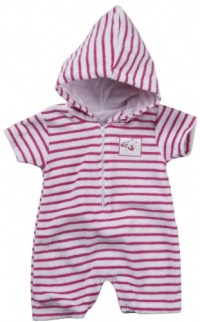 Kissy Kissy Ocean Amigos Terry Hooded Beach Romper - Pink