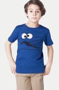 Lacoste Boy's Short Sleeve Crewneck T-shirt Blue, Size 16YR-TJ1290