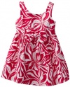 Lilly Pulitzer Girls 2-6x Little Linney Dress, Orchid Pink Mini Sneak a Peak, 2