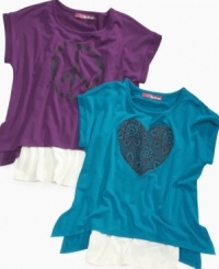 She can pop on over of these flowy popover tops from Epic Threads for an ultra-cute look for a sunny day. (Clearance)