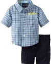 Nautica Sportswear Kids Baby-boys Infant 2 Piece Set, Pilot Navy, 18-24 Months