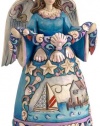 Jim Shore Heartwood Creek Coastal Seashell Angel Figurine, 9-1/4-Inch