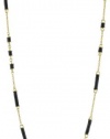 Kate Spade New York Bar None Scatter Black Necklace