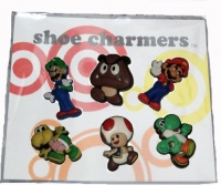 Nintendo Super Mario Brothers Shoe Charms 6 pc Set - Jibbitz Croc Style