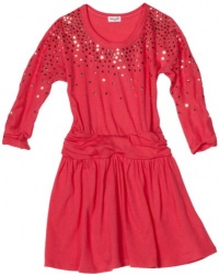 Splendid Littles Girls 2-6x Sequin Mix Dress, Pink Sparkle, 6x/7