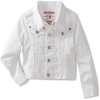 True Religion Girls 2-6X Emily Western Jacket, Hu Optic White, Small